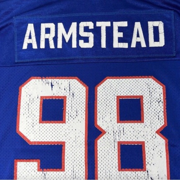 NFL Vintage LogoAthletic Men XXL New York Giants Jessie Armstead Football Jersey - Picture 2 of 4
